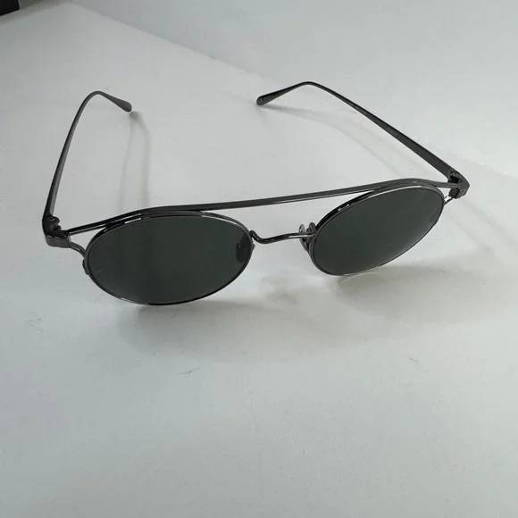 Linda Farrow LFL805C Round Black Unisex Sunglasses
